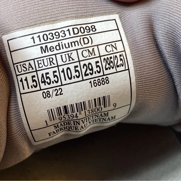 Brooks Ghost 15 Running Shoes Mens Size 11.5 (D)Gray - Picture 9 of 10